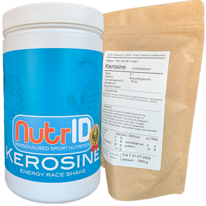 NutrID Kerosine - triathlon race nutrition - ratio 2:1 3:2 1:1 glucose fructose